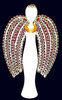 Klöppelbrief Engel Größe 21 cm Muster 2