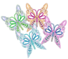 Klöppelbrief Schmetterling 15,5 x 20 cm