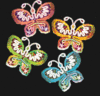 Klöppelbrief Schmetterling 16 x 12,5 cm
