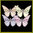 Klöppelbrief Schmetterling 17,5 x 25 cm